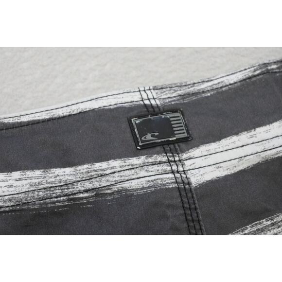 Oneill Board Shorts Athletic Striped Performance Surf Water Wear Mens Size 38 - Picture 7 of 7